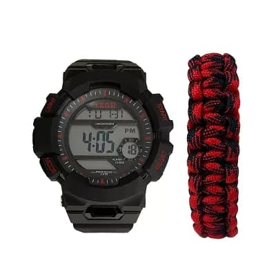 IZOD Men's 52mm Digital Watch with Matching Bracelet Set - IZO219KL
