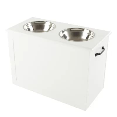 PetMaker Elevated Dog Bowls with Storage