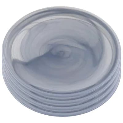Set of 4 Canape Plates Ideal for Elegant Entertaining and Sophisticated Dining