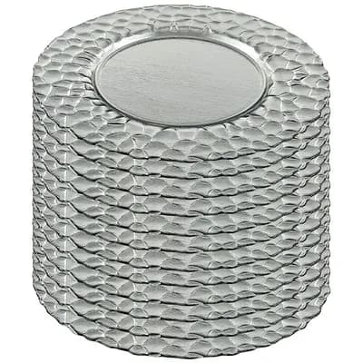 Abstract Rim Pattern Charger Plate Perfect for Any Dining Occasion - Set of 12