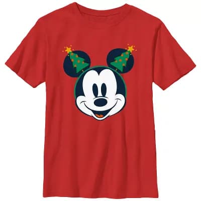 Disney's Mickey Mouse Christmas Happiness Boys 6-20 Graphic Tee