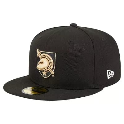 Men's New Era Black Army Black Knights 59FIFTY Fitted Hat
