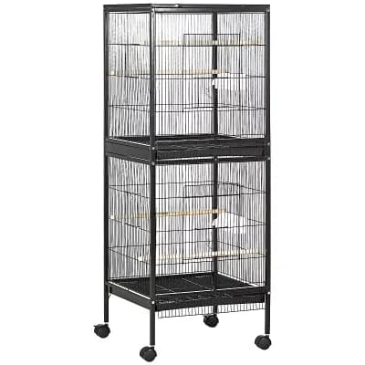 PawHut Large Bird Cage with 1.7 ft. Width for Wingspan