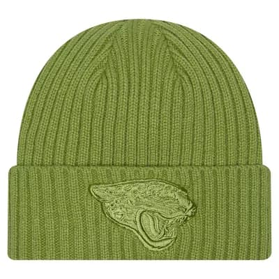 Men's New Era Green Jacksonville Jaguars Color Pack Cuffed Knit Hat