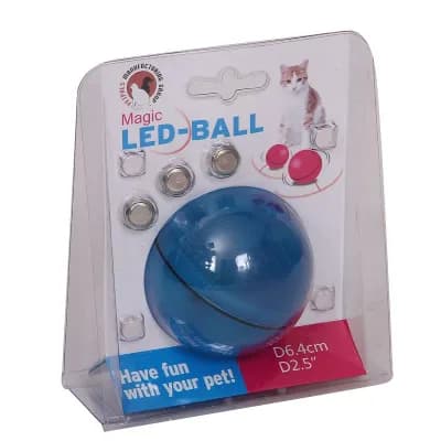 Petpals Interactive Led Cat Toy - 2.5"h, Motion Feature, Medium, Blu