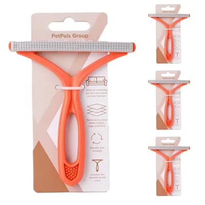 PetPals Dual Sided Pet Hair Remover - 5"H, Reusable, Small, Furbolish, 4 pk