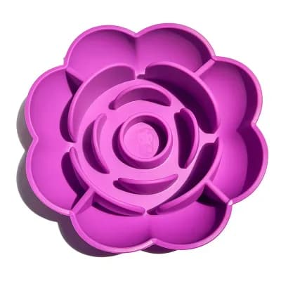 Pet Slow Feeder Flower Bowl