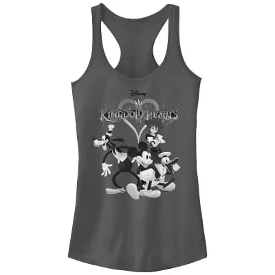 Disney's Kingdom Hearts Heroes Poster Juniors' Racerback Tank Top