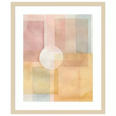 Glow And Peep I by Grace Popp Wood Framed Wall Art Print