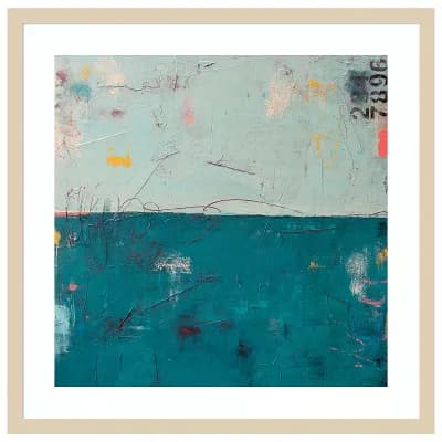 Blue Bay Hideaway by Erin Ashley Wood Framed Wall Art Print