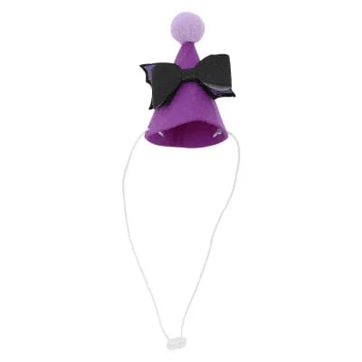 Cute Pet Headwear for Halloween 4.33"x4.33" Purple 1 pc
