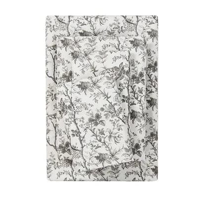 Modern Threads Toile Garden Printed Microfiber Sheet Set