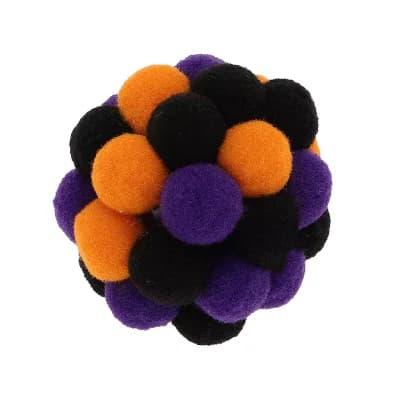 1 pc Portable Ball Shape Cat Teaser Toys with Bell for Outdoo