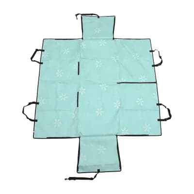 Removable Car Seat Cover for Pet Flower Pattern 1 pc