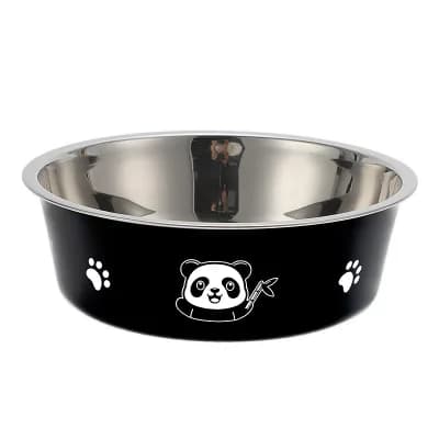 Non-Skid Extra Large Dog Bowl Panda Pattern for Indoor and Outdoor 1 pc