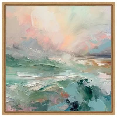 Pink Morning V by Irena Orlov Framed Canvas Wall Art Print