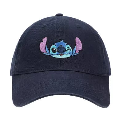 Disney's Lilo & Stitch Men's Embroidered Stitch Adjustable Hat
