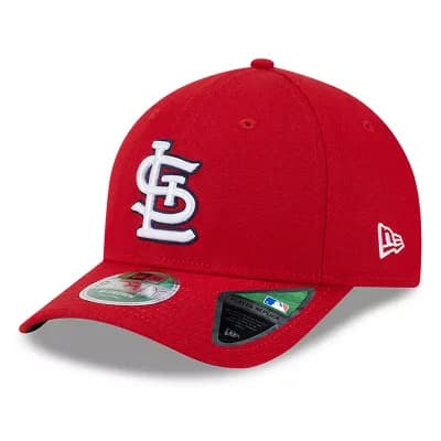 Men's New Era Red St. Louis Cardinals Player Replica 9FORTY Adjustable Hat