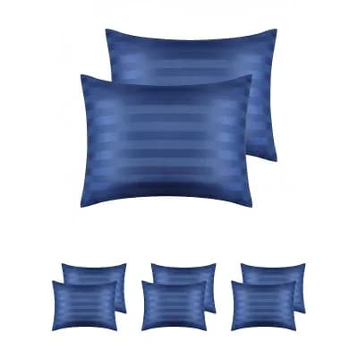 Satin Pillow Case Set of 4 for Hair and Skin Breathable, Cooling Pillow Covers with Envelope Closure