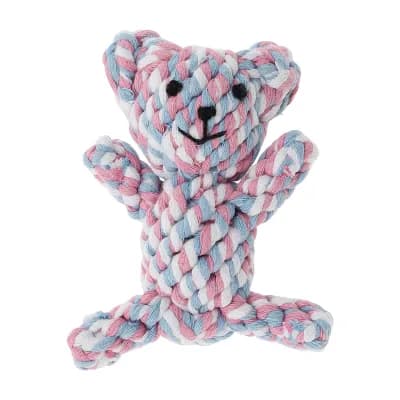 Puppy Teethings Chewer, Dog Chew Rope, Durable Braided Cotton Teeth Cleaning Rope for Cats Dogs