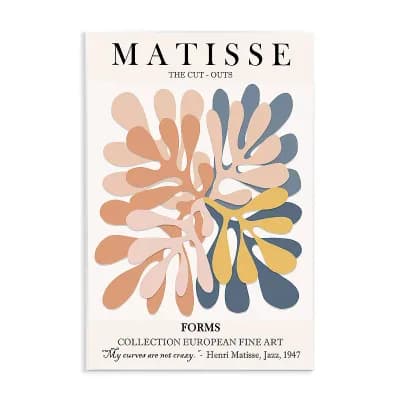 Stupell Home Decor Classical Matisse Cut Out Forms Plaque Wall Art