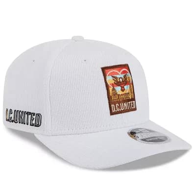 Men's New Era White D.C. United 2025 Jersey Hook 9SEVENTY Stretch-Snap Hat