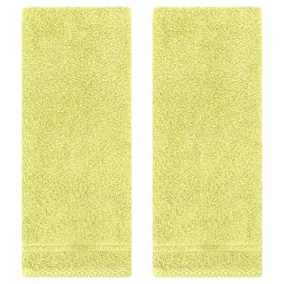 Cotton Hand Towels, Solid Soft Absorbent Hand Towel for Bathroom 2 Pack