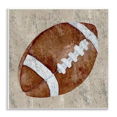 Stupell Home Decor Rustic Sports Football Wall Plaque
