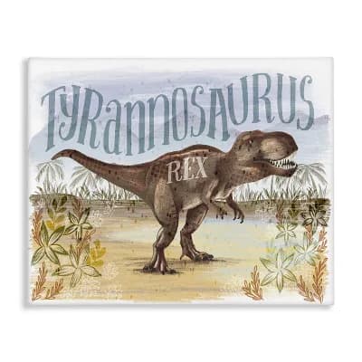 Stupell Home Decor T-Rex in Nature Canvas