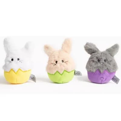 Midlee Easter Bunny Egg Dog Toys - Set Of 3