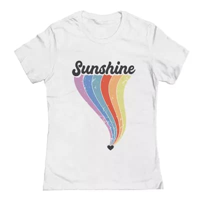 Junior's Grayson Threads The Label Sunshine Rainbow Pride Graphic Tee