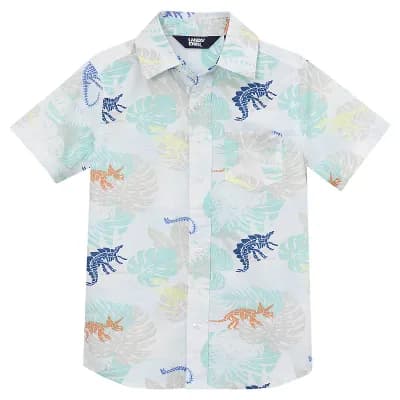 Boys 2-20 Lands' End Short Sleeve Poplin Camp Shirt