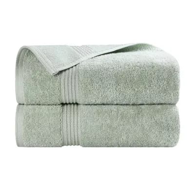 SUPERIOR Heritage 2 pc Egyptian Cotton Solid Bath Towel Set