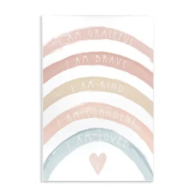 Stupell Home Decor Inspirational Confidence Rainbow Phrases Plaque Wall Art