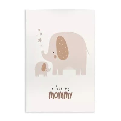 Stupell Home Decor Love My Mommy Elephant Wall Plaque