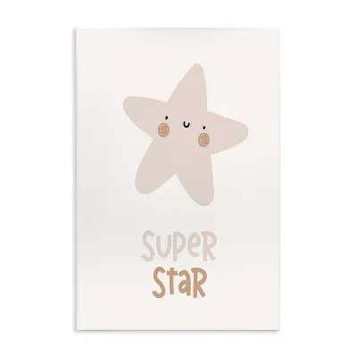 Stupell Home Decor Smiling Super Star Wooden Wall Art