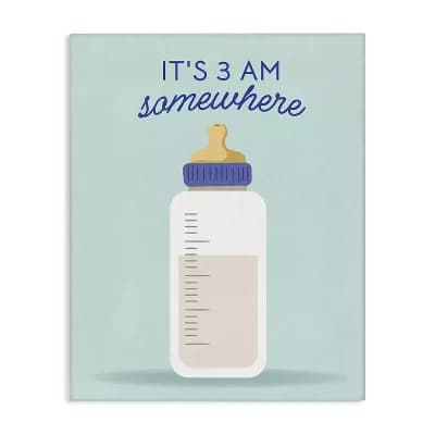 Stupell Home Decor "It's 3am Somewhere" Phrase Wall Art