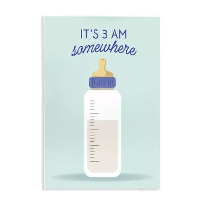 Stupell Home Decor "It's 3am Somewhere Phrase" Print Wall Art