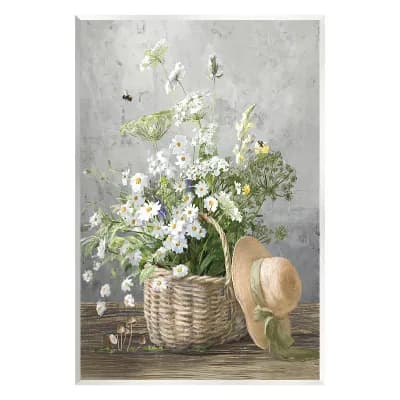 Stupell Home Decor Country Daisy Basket Plaque Wall Art