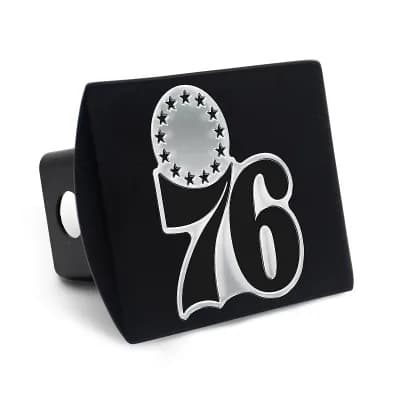 WinCraft Philadelphia 76ers Premium Metal Chrome Logo Hitch Cover