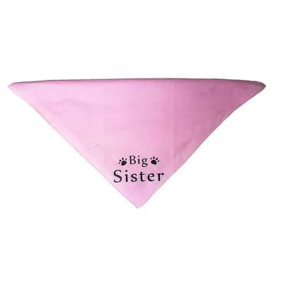 Midlee Big Sister Dog Bandana