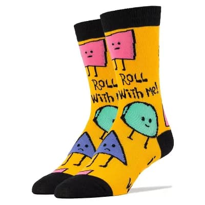 Men's Crew Socks -Roll With Me