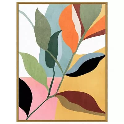 Amanti Art Bright Twig by PI Studio Framed Canvas Wall Art Print