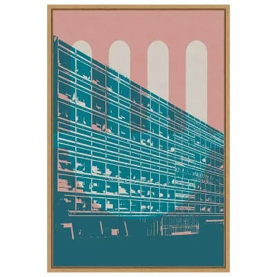 Architecture V by Gary William Framed Canvas Wall Art Print