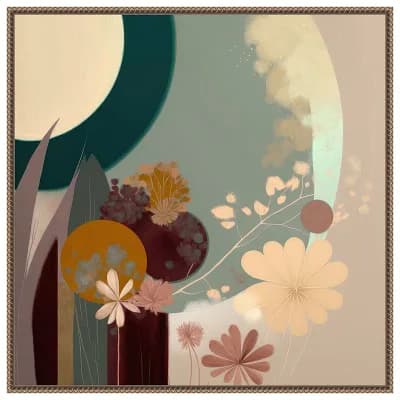 Modern Swift by Bella Eve Framed Canvas Wall Art Print