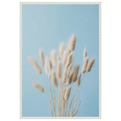 Bunny Grass No 3 by Pictufy Studio III Framed Canvas Wall Art Print