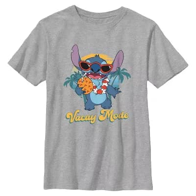 Disney's Lilo & Stitch Vacay Mode Boys 6-20 Graphic Tee