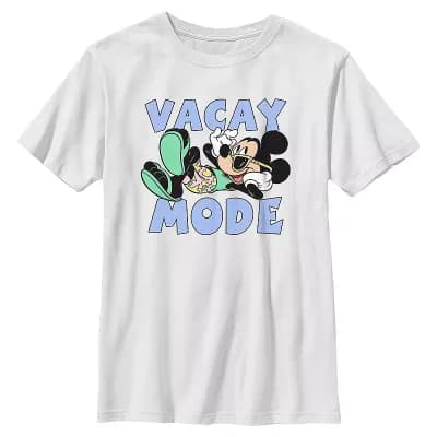 Disney's Mickey Mouse Vacay Mode Boys 6-20 Graphic Tee