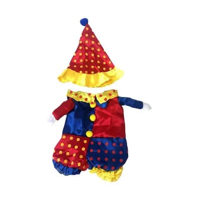 Midlee Clown Dog Costume