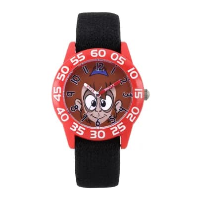 Disney's Aladdin Abu Boys' Time Teacher Watch & Reversible Nylon Strap